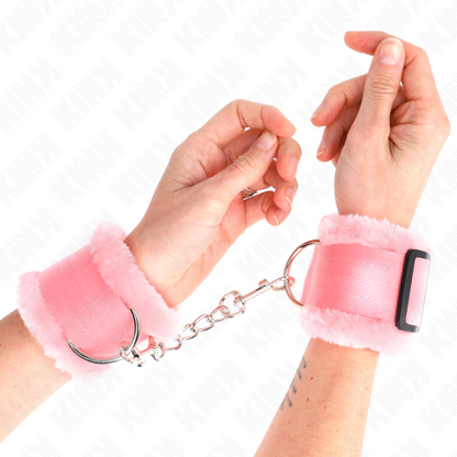 KINK - CANELLERES FORRADA ROSA AJUSTABLE 17-31 CM X 7 CM