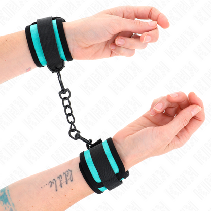 KINK - CANELLERES NEGRE-BLAU AJUSTABLE 18-32 CM X 5 CM