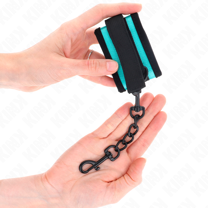 KINK - CANELLERES NEGRE-BLAU AJUSTABLE 18-32 CM X 5 CM