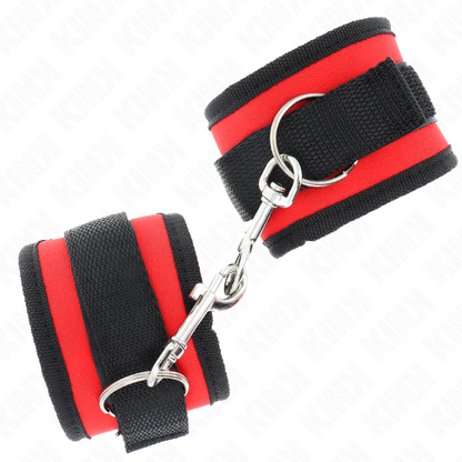 KINK - CANELLERES NILÓ VERMELL-NEGRE MODEL 2 AJUSTABLE 18-35 CM X 6 CM