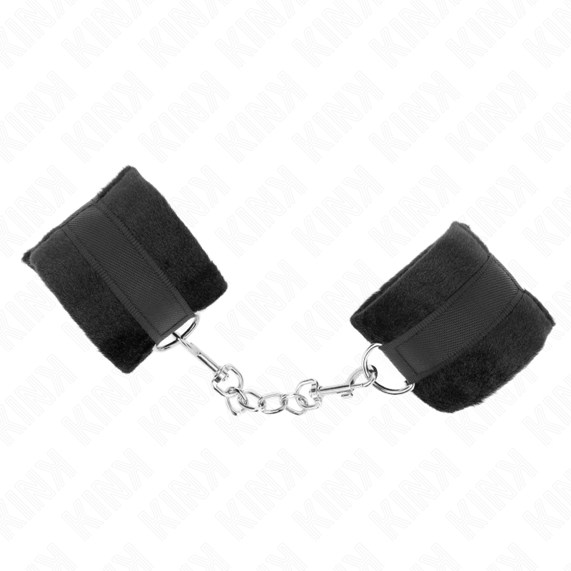 Muñequera para principiantes KINK en color negro, tamaño 30x7 cm, con diseño de pulsera de restricción para adultos.