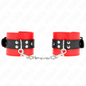 KINK - CANELLERES VERMELL AMB CORRETJA NEGRE AJUSTABLE 17-28 CM X 6 CM