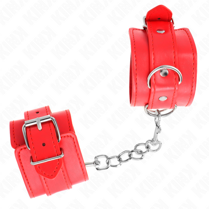KINK - CANELLERES SENZILLES VERMELL AJUSTABLE 20-23 CM X 5.5 CM
