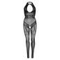 LEG AVENUE - BODYSTOCKING DE XARXA SENSE COSTURES TALLA ÚNICA - NEGRE