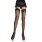 Medias de red pequeñas con encaje de LEG AVENUE, estilo seductor y elegante para ocasiones especiales.