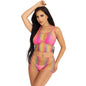 LEG AVENUE - SET TOP &amp; PANTALON REIXA MULTICOLOR