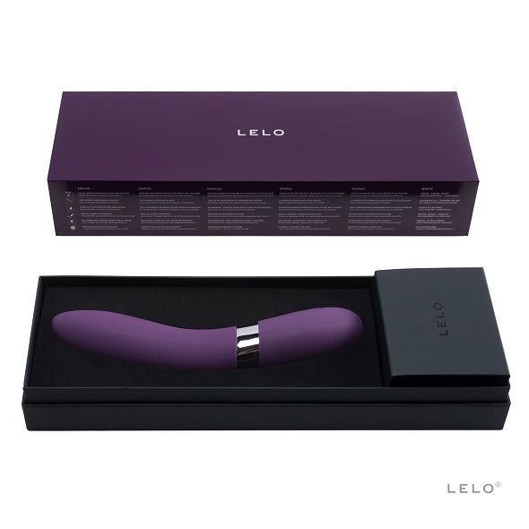 Vibrador de lujo LELO ELISE 2 en color morado, diseño elegante y suave para placer íntimo, visible en la imagen.