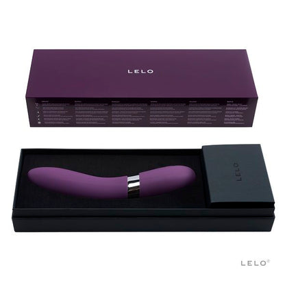 Vibrador de lujo LELO ELISE 2 en color morado, diseño elegante y suave para placer íntimo, visible en la imagen.