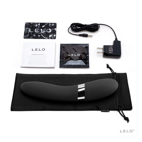 LELO ELISE 2 black vibrator showcasing its sleek design and ergonomic shape for enhanced pleasure.