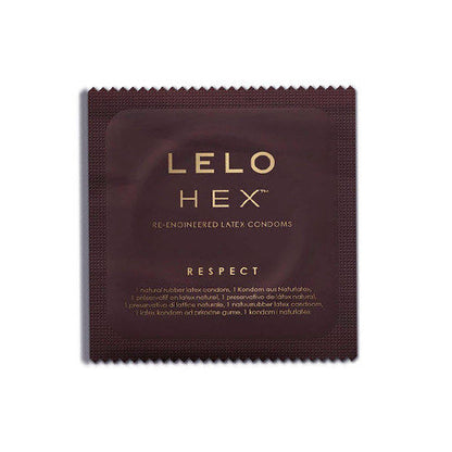 Preservativos LELO HEX RESPECT XL, paquete de 36 unidades, con diseño resistente y protección confiable para uso sexual seguro.