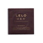 Preservativos LELO HEX RESPECT XL, paquete de 36 unidades, con diseño resistente y protección confiable para uso sexual seguro.