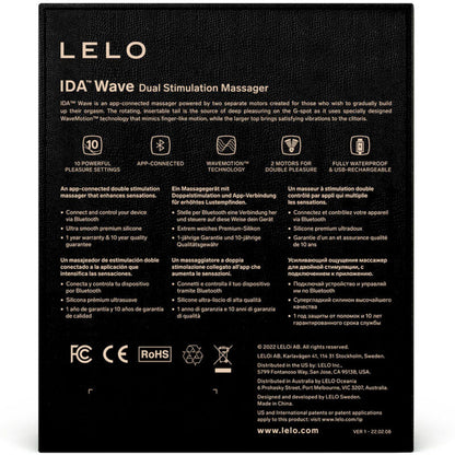 LELO - IDA WAVE MASSATGE PARELLES CORAL