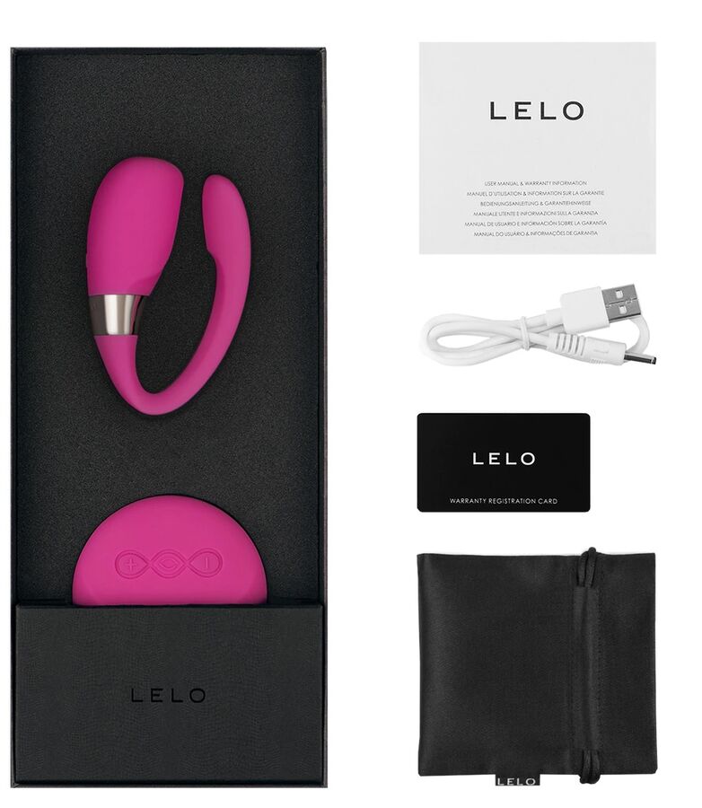 LELO Insignia Tiani 3 fuchsia massager showcasing sleek design and ergonomic shape for enhanced comfort and pleasure.