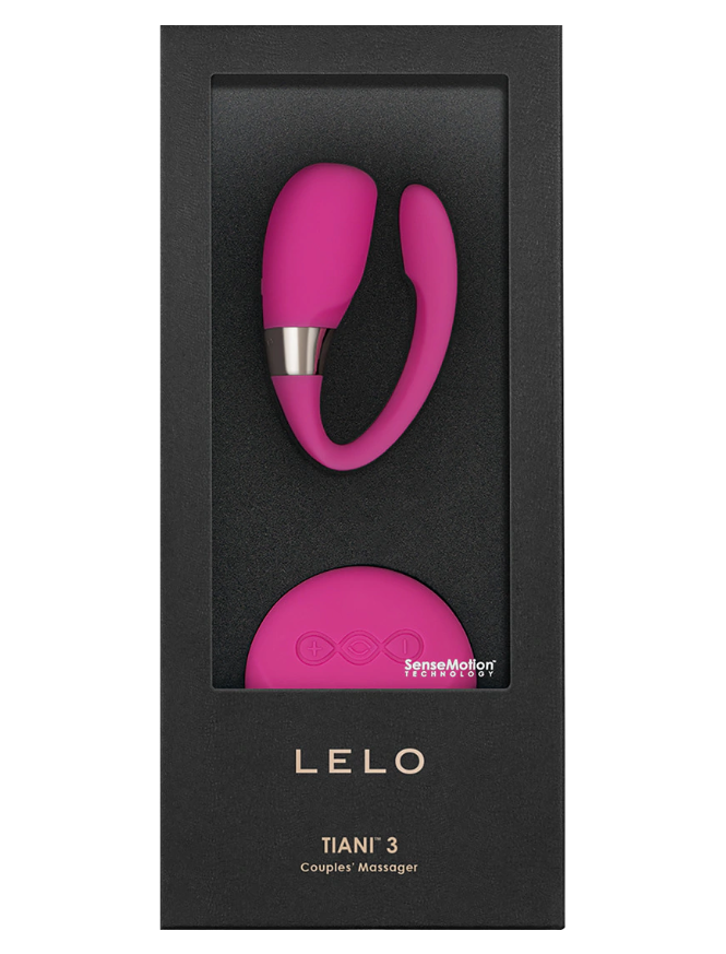 LELO Insignia Tiani 3 fuchsia massager with a sleek design and ergonomic shape for enhanced pleasure.