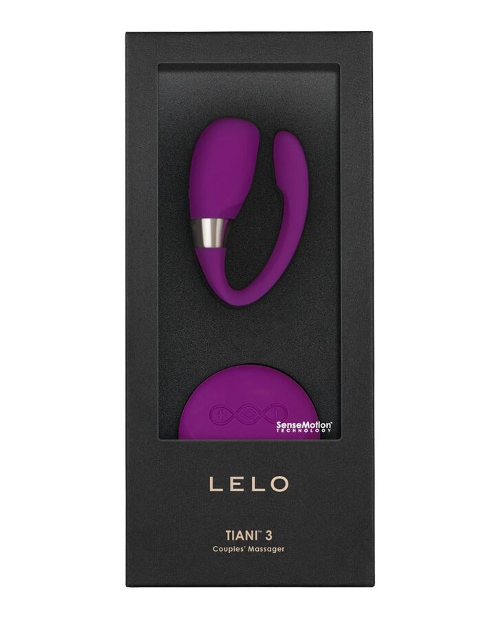LELO Insignia Tiani 3 purple massager, featuring a sleek design and ergonomic shape for enhanced comfort and pleasure.