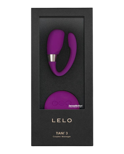 LELO Insignia Tiani 3 purple massager, featuring a sleek design and ergonomic shape for enhanced comfort and pleasure.