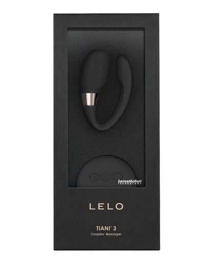 LELO Insignia Tiani 3 black massager showcasing its sleek design and ergonomic shape for intimate pleasure.