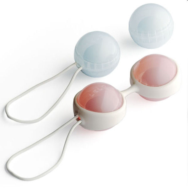 Bolas Kegel LELO Luna Beads Mini, pequeñas bolas de entrenamiento vaginal, con diseño elegante y superficie suave.
