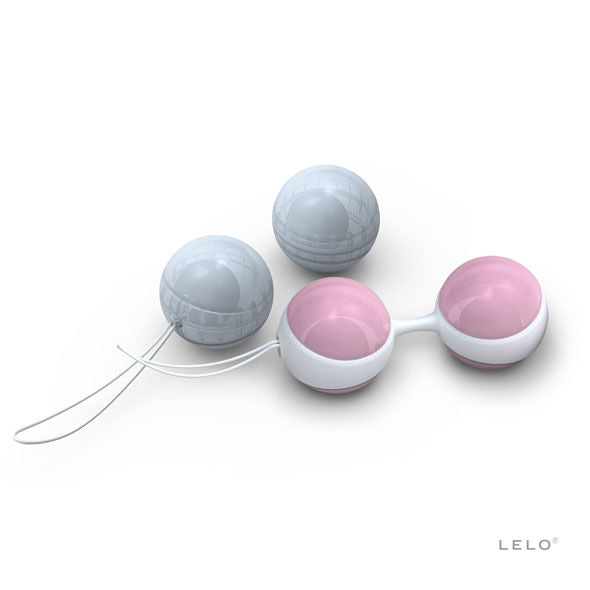 LELO LUNA BOLAS KEGEL in a sleek design, featuring two weighted silicone balls for pelvic floor strengthening.
