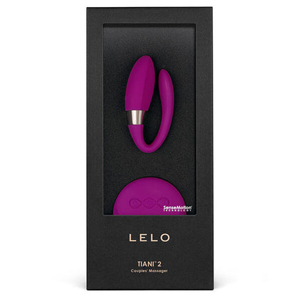 LELO Lyla 2 Insignia Design Edition purple massage egg with sleek shape and elegant finish on a soft surface.