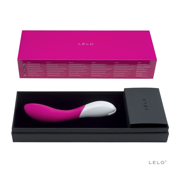 LELO MONA 2 fuchsia vibrator, featuring a sleek design and ergonomic shape for enhanced pleasure and comfort.