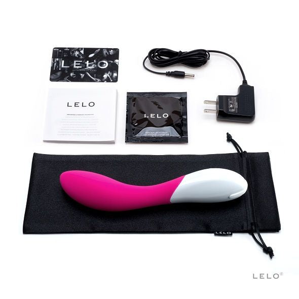 LELO MONA 2 fuchsia vibrator, featuring a sleek design and ergonomic shape for enhanced pleasure and comfort.