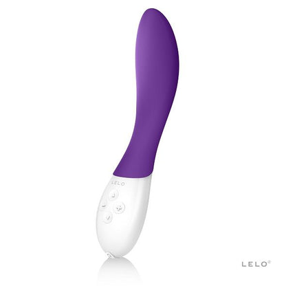 LELO MONA 2 violet vibrator with a smooth, curved design and ergonomic shape for enhanced pleasure.