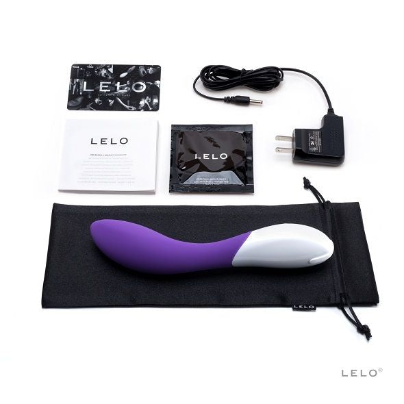 LELO MONA 2 violet vibrator with sleek design and ergonomic shape for targeted stimulation.