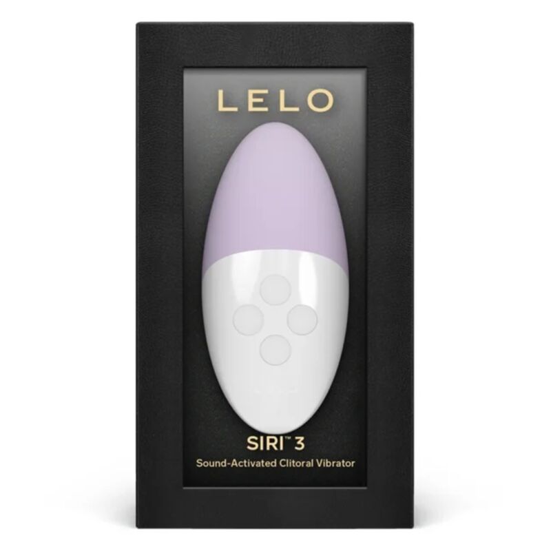 Masajeador de clítoris LELO SIRI 3 en color lavanda, con diseño ergonómico y control de intensidad, para placer y relajación.