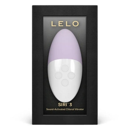 Masajeador de clítoris LELO SIRI 3 en color lavanda, con diseño ergonómico y control de intensidad, para placer y relajación.