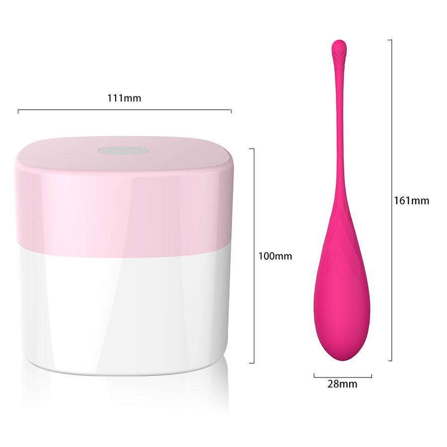 Pelota de Kegel Leslie, entregador para suelo pélvico, peso de 6 kilos, diseñada para ejercicios de fortalecimiento del suelo pélvico.