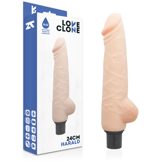 LOVECLONE - HARALD VIBRADOR REALÍSTIC SELF LUBRICATION 24 CM -O- 4 CM