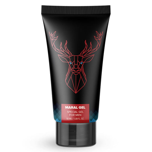 Gel MARAL para aumento de pene en envase de 50 ml, fórmula natural y efectiva para mejorar la tamaño y rendimiento.
