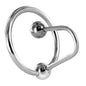 Metal Hard anilla glande con plug, featuring a sleek metallic design and secure fit for enhanced pleasure.