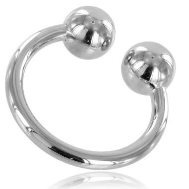 Metal Hard 32mm glans ring featuring a sleek, polished metal finish for enhanced comfort and style.