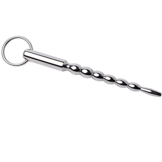Dilatador de uretra de acero de 7 mm de la marca METAL HARD, con acabado metálico y diseño ergonómico.