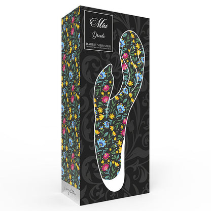 Vibrador azul turquesa de la marca MIA, con forma ergonómica y superficie lisa para uso íntimo.