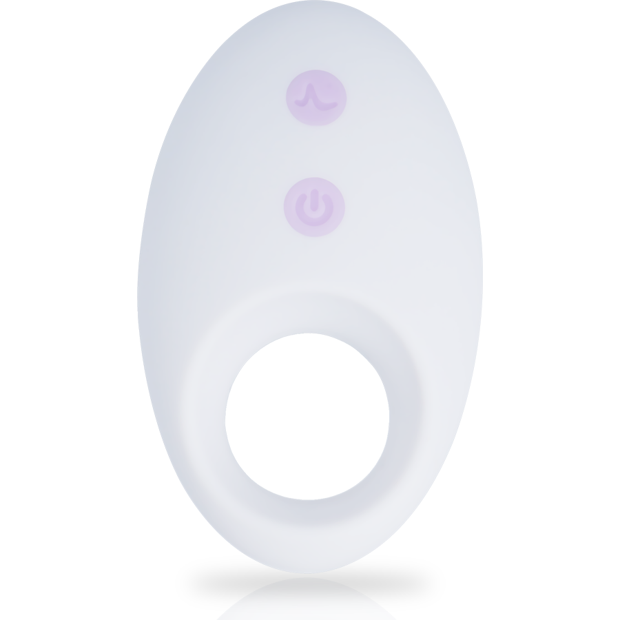 Control remoto MIA para parejas, dispositivo de pareja en color blanco con diseño moderno y compacto en la imagen.