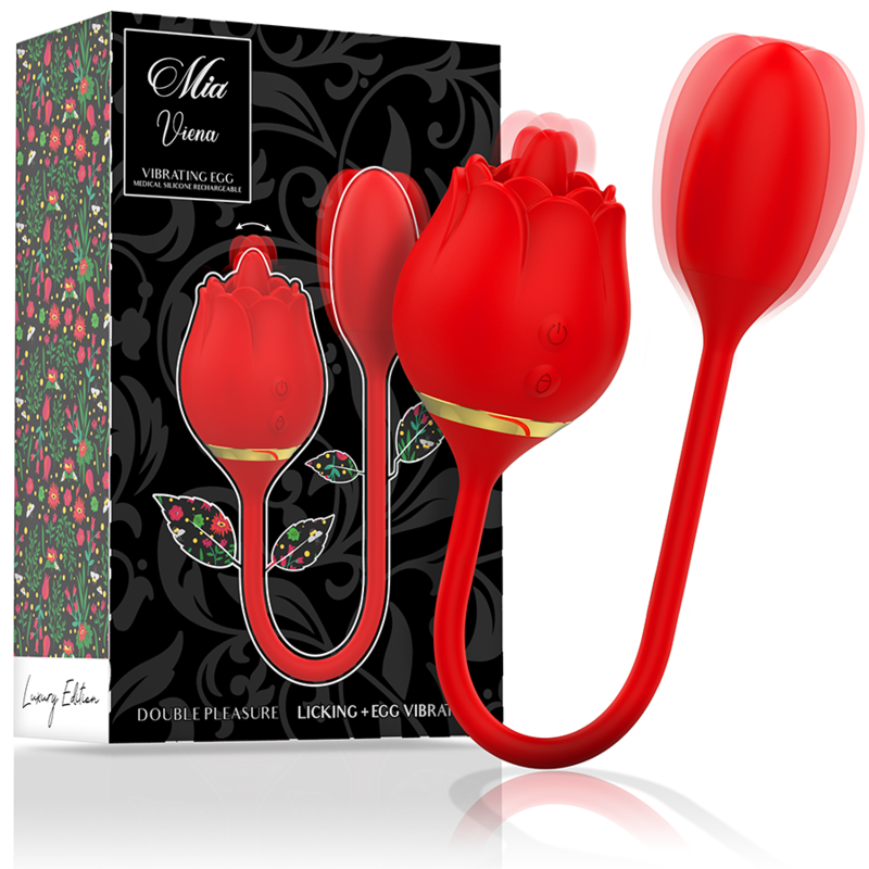 MIA - VIENA DOUBLE PLEASURE LICKING + OU VIBRADOR