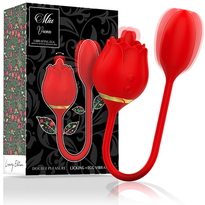 MIA - VIENA DOUBLE PLEASURE LICKING + OU VIBRADOR