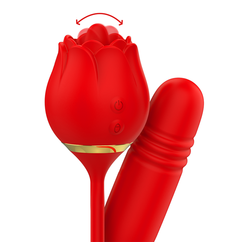 Juguete sexual MIA Viena Double Pleasure con movimientos de lamido y sube y baja, diseñado para placer íntimo.