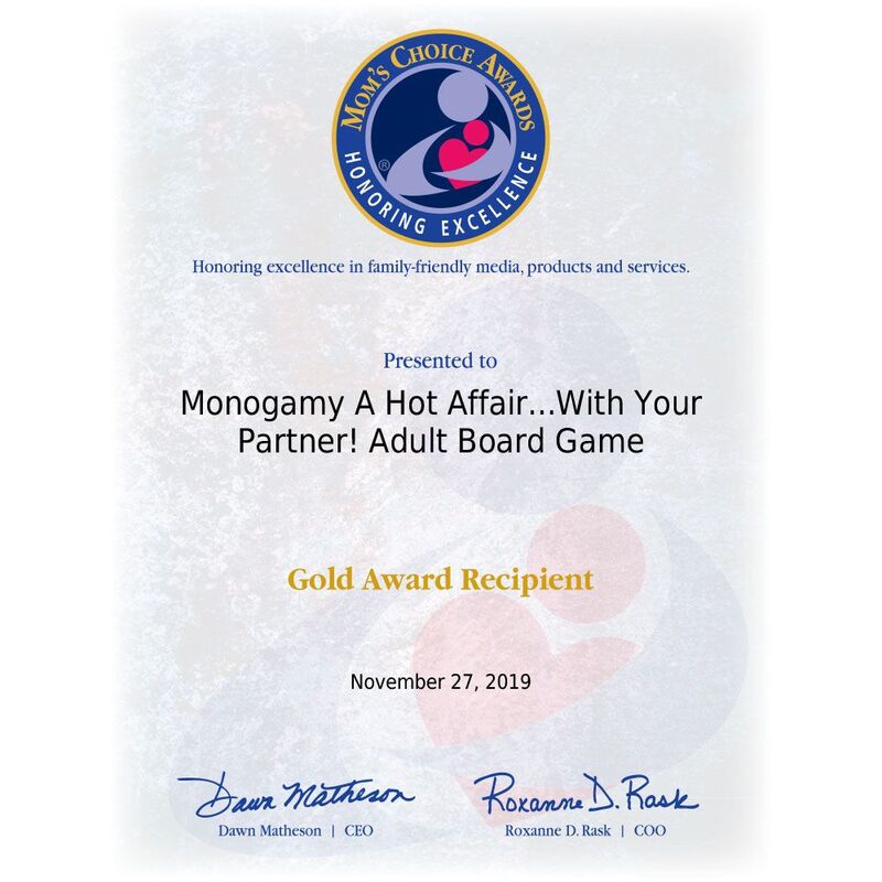 Couples' erotic game MONOGAMY featuring colorful cards and playful accessories for intimacy and fun.
