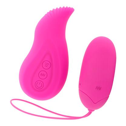 MORESSA - EDGAR DUO SET REMOTE EGG AND CONTROLLER WITH BUILT-IN VIBRATION PREMIUM SILICONE REMOTE CONTROL