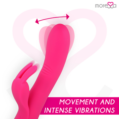 MORESSA Ethan wave effect vibrator with powerful vibration, premium silicone, rechargeable design, shown in sleek, ergonomic form.