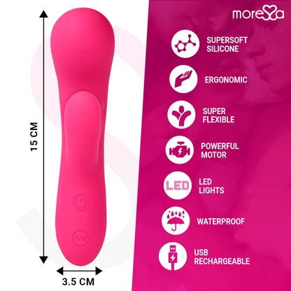 MORESSA - JERRY CLIP VIBRADOR PUNT GY CLITORIS PREMIUM SILICONE RECARREGABLE