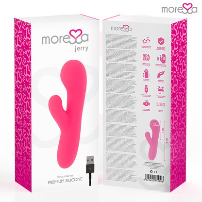 MORESSA - JERRY CLIP VIBRADOR PUNT GY CLITORIS PREMIUM SILICONE RECARREGABLE