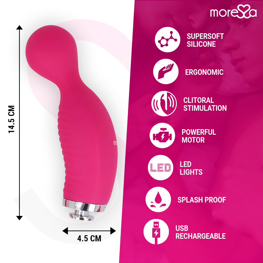 MORESSA - KIRK DUO SUCCIONADOR + MASSATGE MULTI PRESTACIONS PREMIUM SILICONE RECARREGABLE
