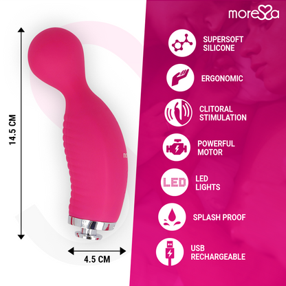 MORESSA - KIRK DUO SUCCIONADOR + MASSATGE MULTI PRESTACIONS PREMIUM SILICONE RECARREGABLE