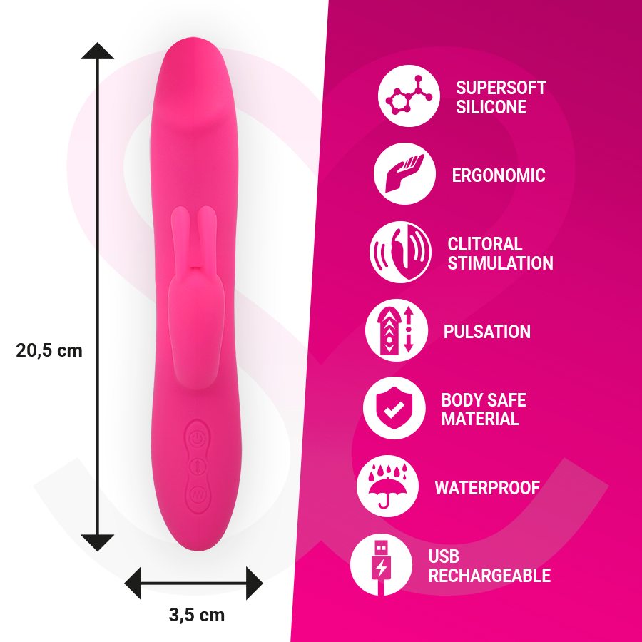 MORESSA - MOLLY IMPULSOR UP&amp;DOWN I POTENT VIBRACIÓ PREMIUM SILICONE RECARREGABLE