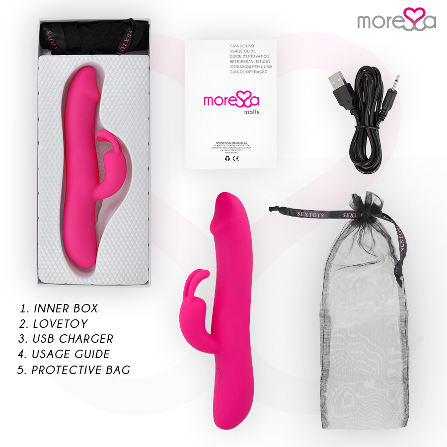 MORESSA - MOLLY IMPULSOR UP&amp;DOWN I POTENT VIBRACIÓ PREMIUM SILICONE RECARREGABLE
